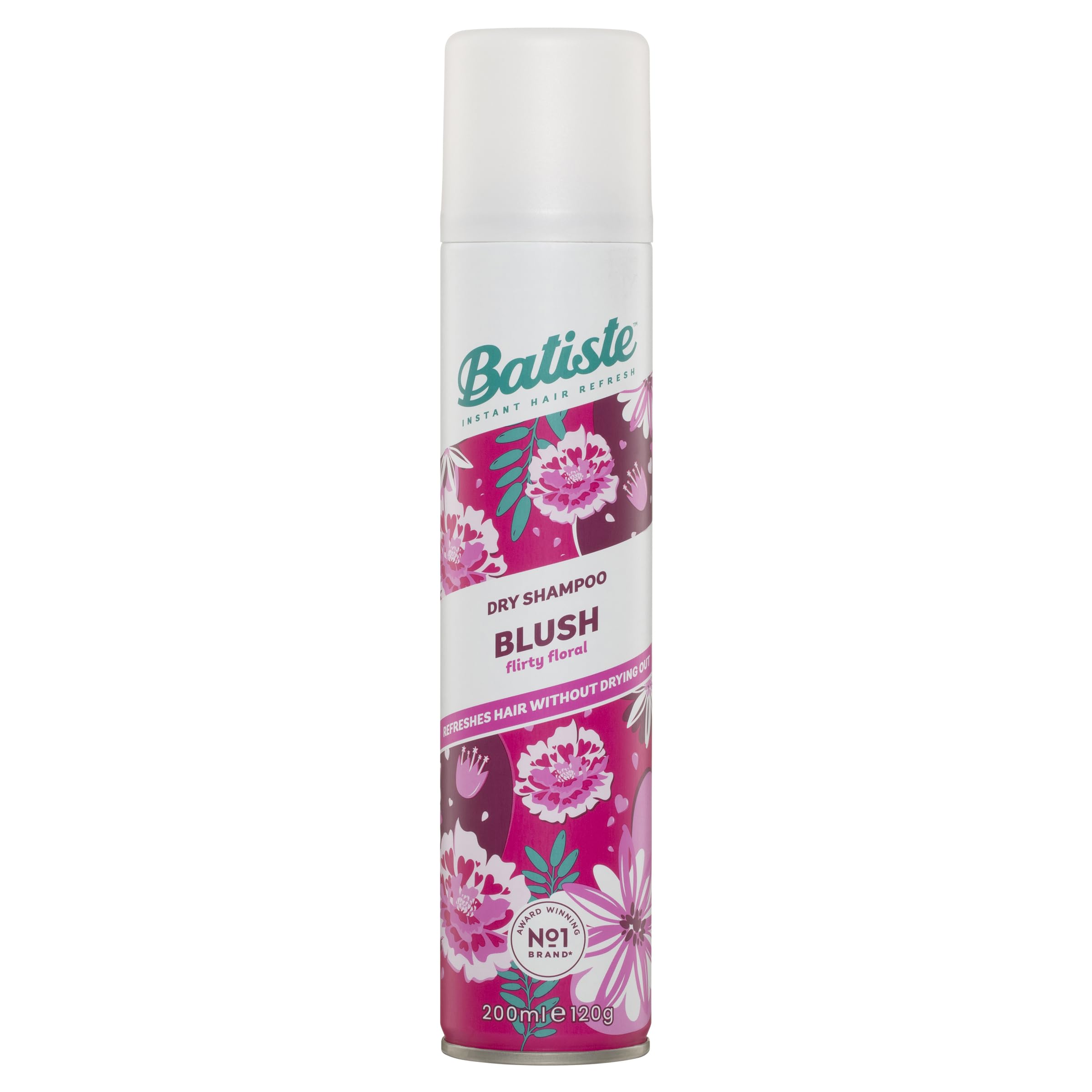 Batiste Dry Shampoo Blush front label shows 6-pack convenience