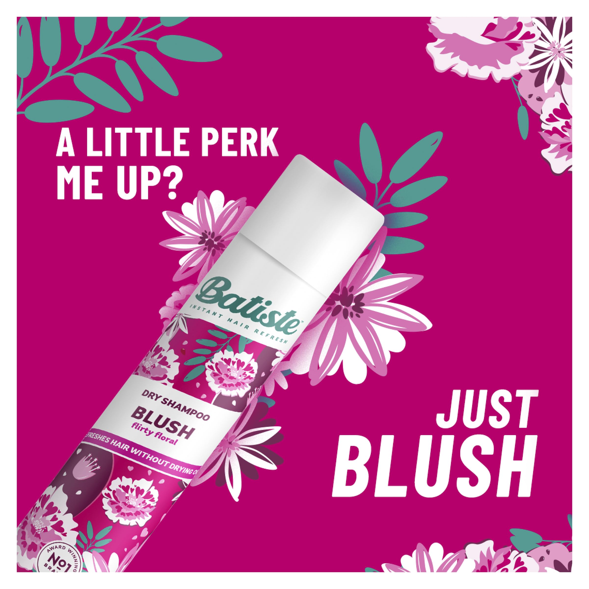 Batiste Dry Shampoo Blush texture adds body and lift to hair