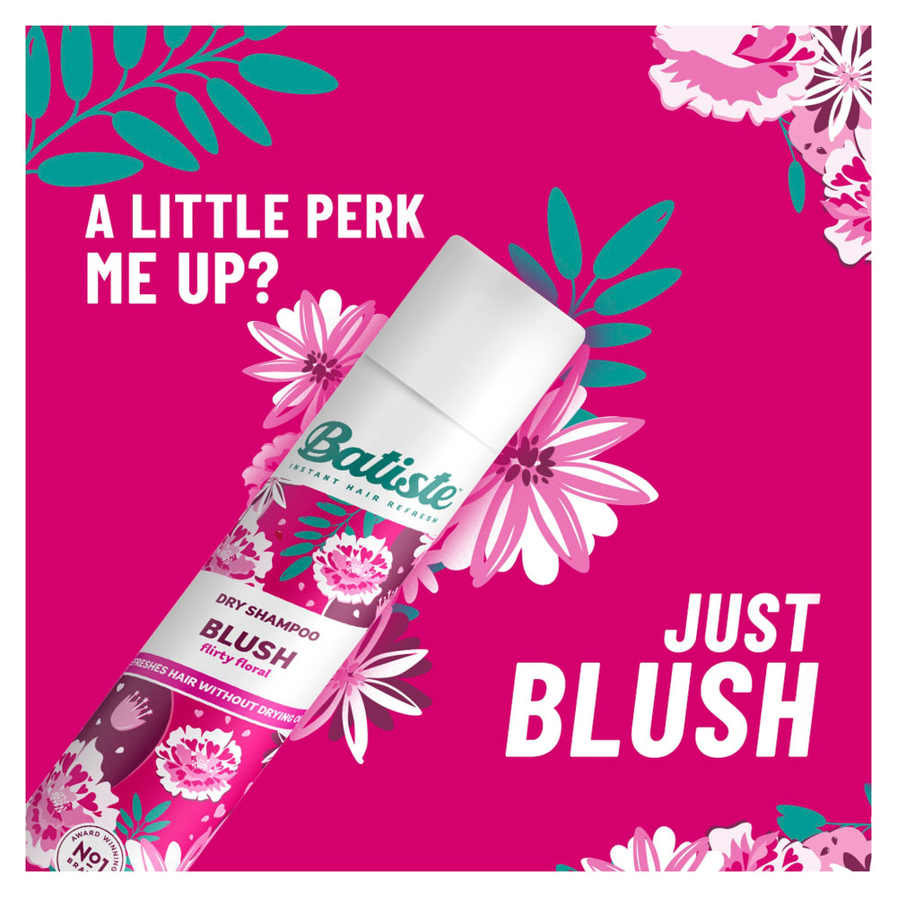 Batiste Dry Shampoo Blush texture adds body and lift to hair