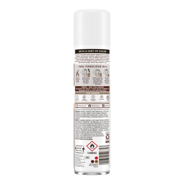 Batiste Dry Shampoo Brunette 6-pack hands applying product for quick refresh