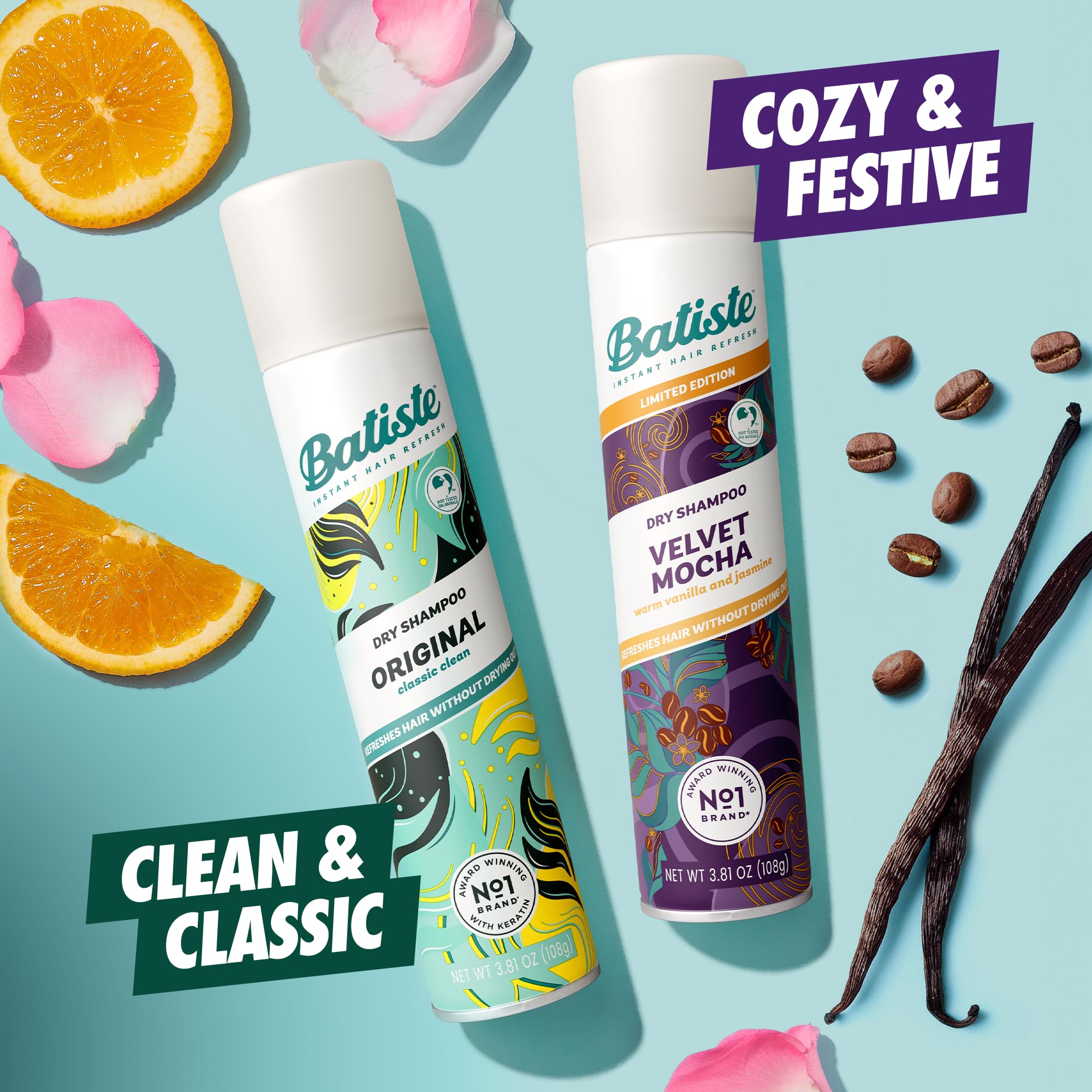 Dúo regalo de Navidad de Batiste, presentación práctica.