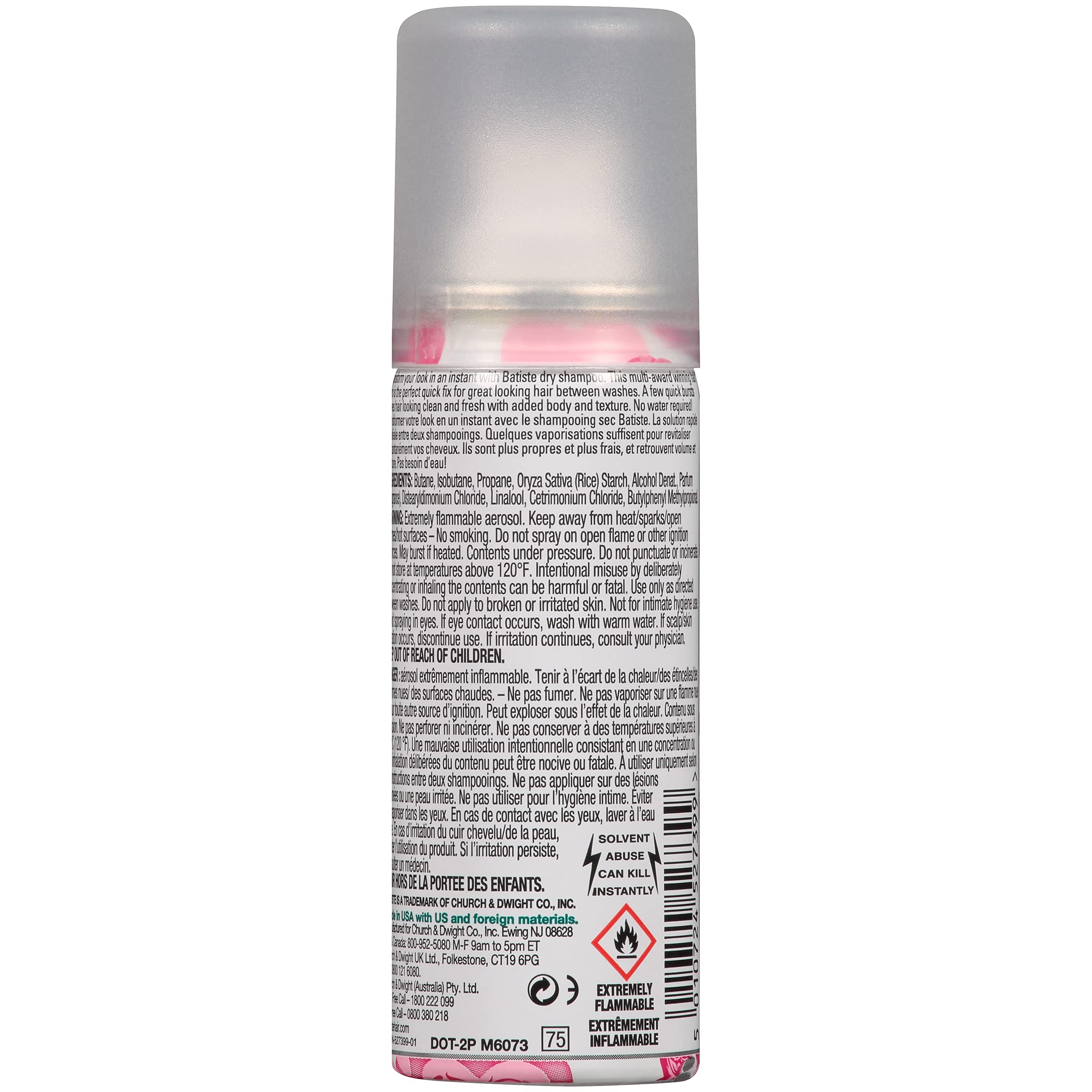 Batiste Floral y Frutal Rosado, fragancia suave que acompaña el día sin dominar.