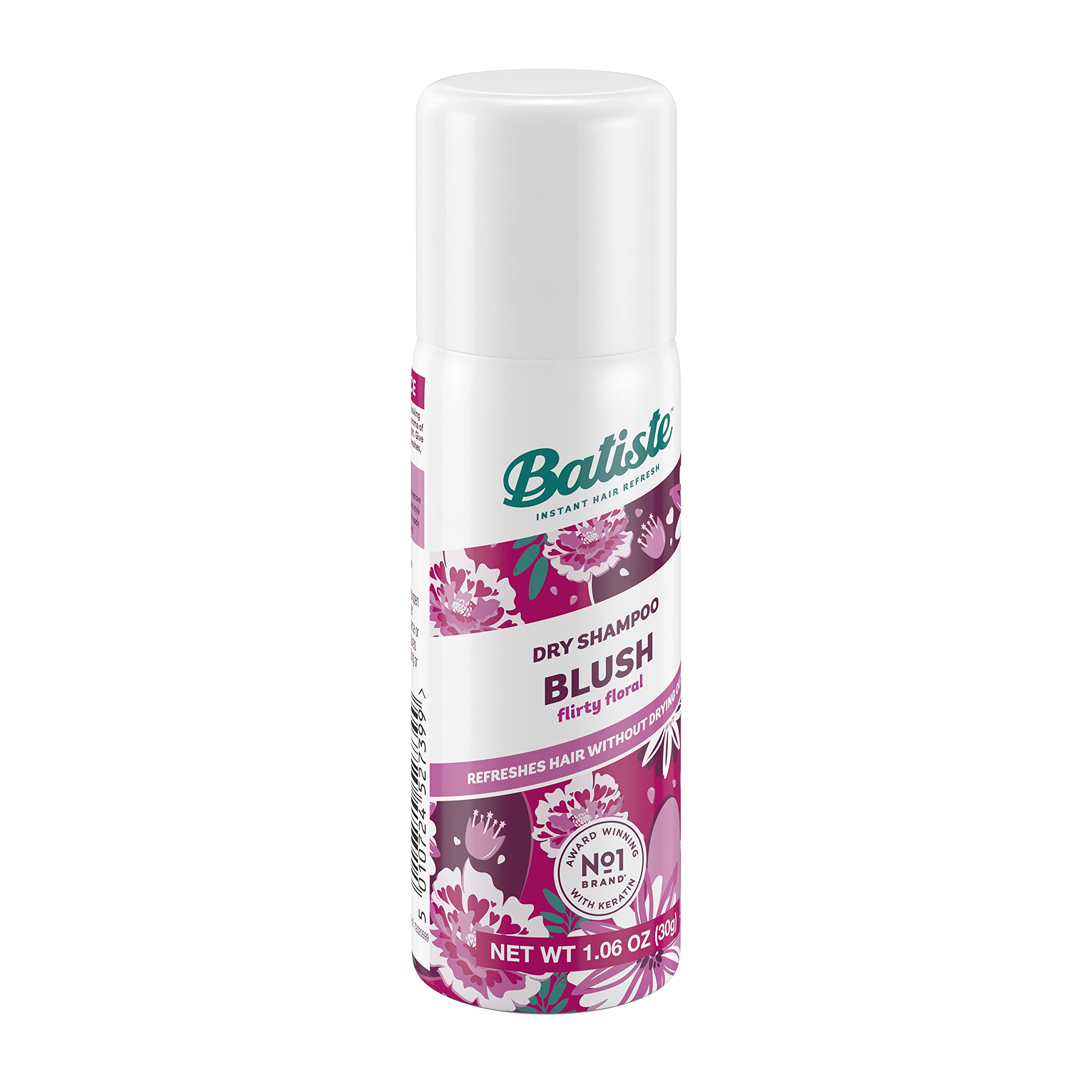 Batiste Floral y Frutal Rosado, tamaño portátil para retoques en bolso.