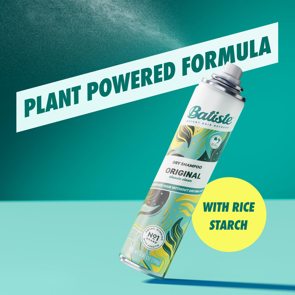 Texture and volume boost from Batiste Original for fuller hair.