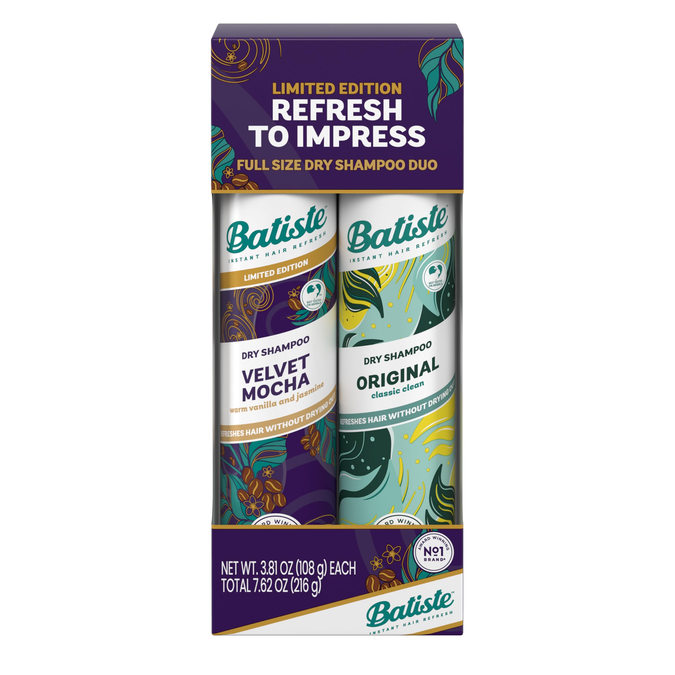 Batiste Original: lata para refrescar el cabello entre lavados.