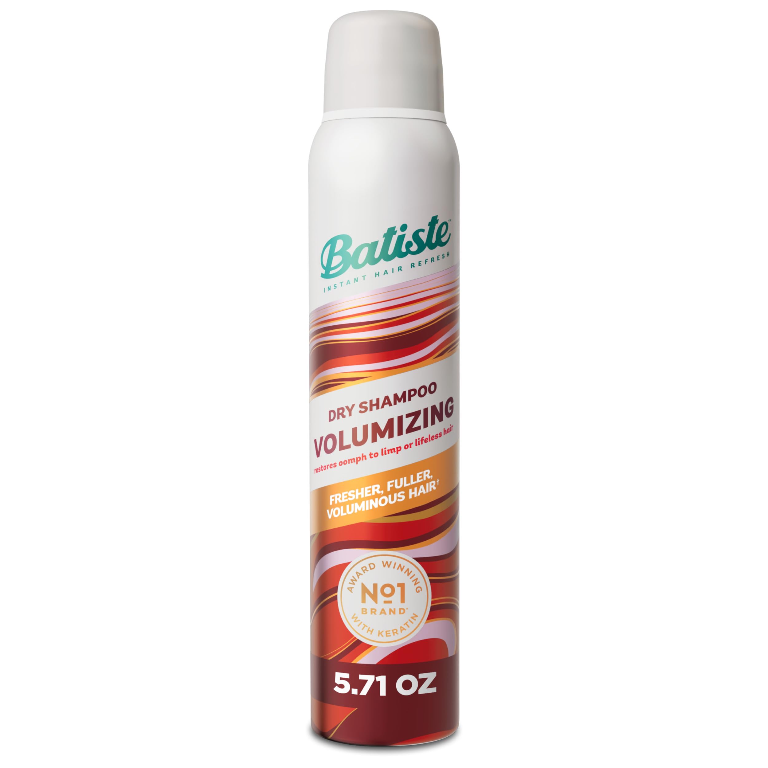 Batiste Seco Volumizante: botella visible, para un volumen inmediato sin agua.