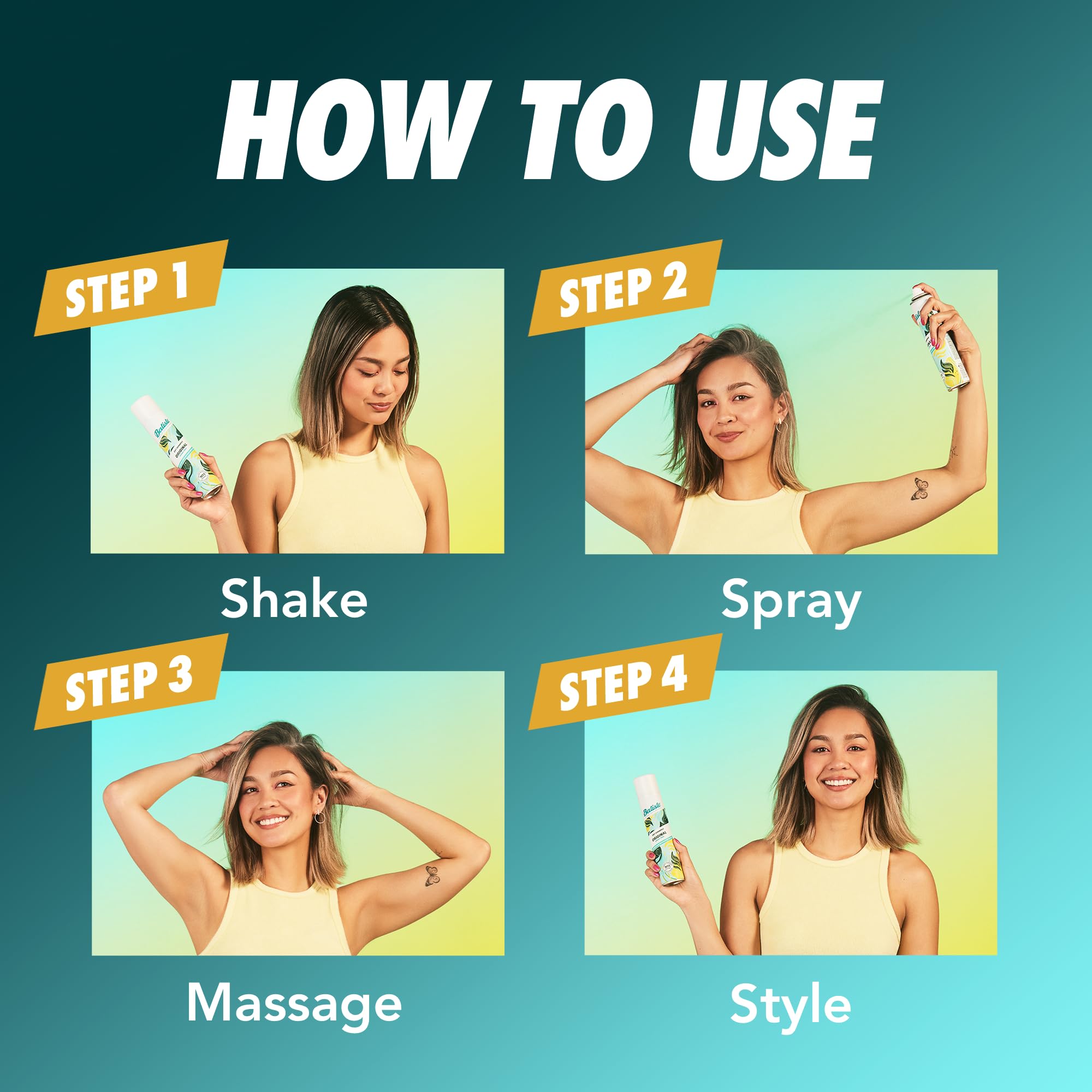 Apto para todo tipo de cabello: refresco sin agua.