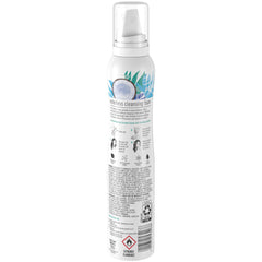 Batiste cleansing foam dispenser illustrates fast dry time between washes.