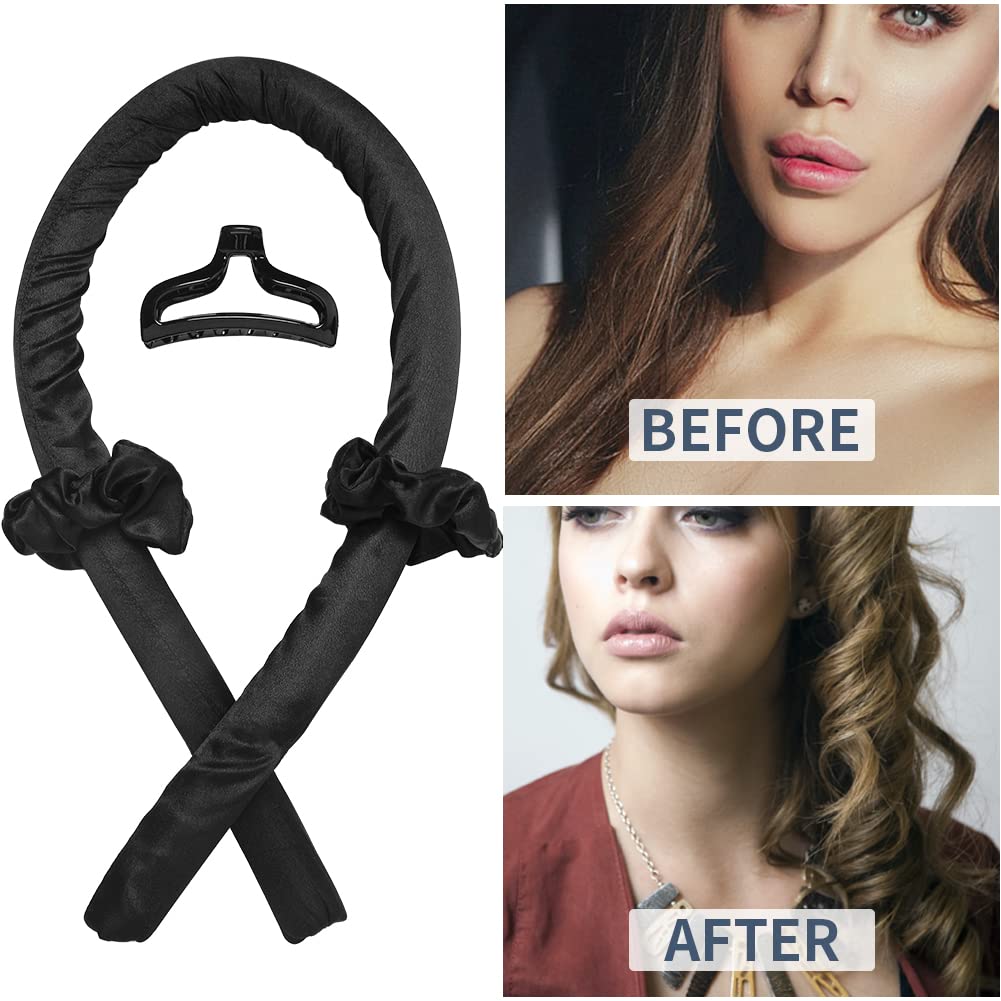BATOUDE included hair clip keeps the wrap in place during sleep.