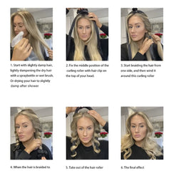 BATOUDE overnight curling tool pink for effortless morning volume
