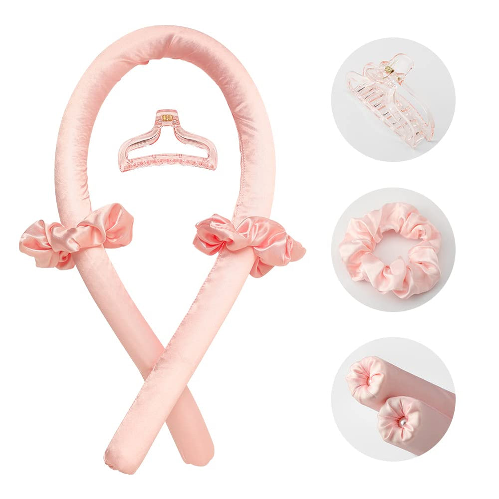 BATOUDE soft curling rod pink lightweight and travel friendly