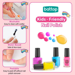 BATTOP nail file for smooth edges during kid crafting.