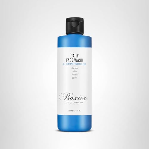 Holiday gift-ready Baxter of California Daily Face Wash with minimalistic packaging.