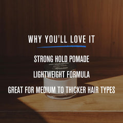 Baxter of California Hard Cream Pomade, acabado natural de bajo brillo