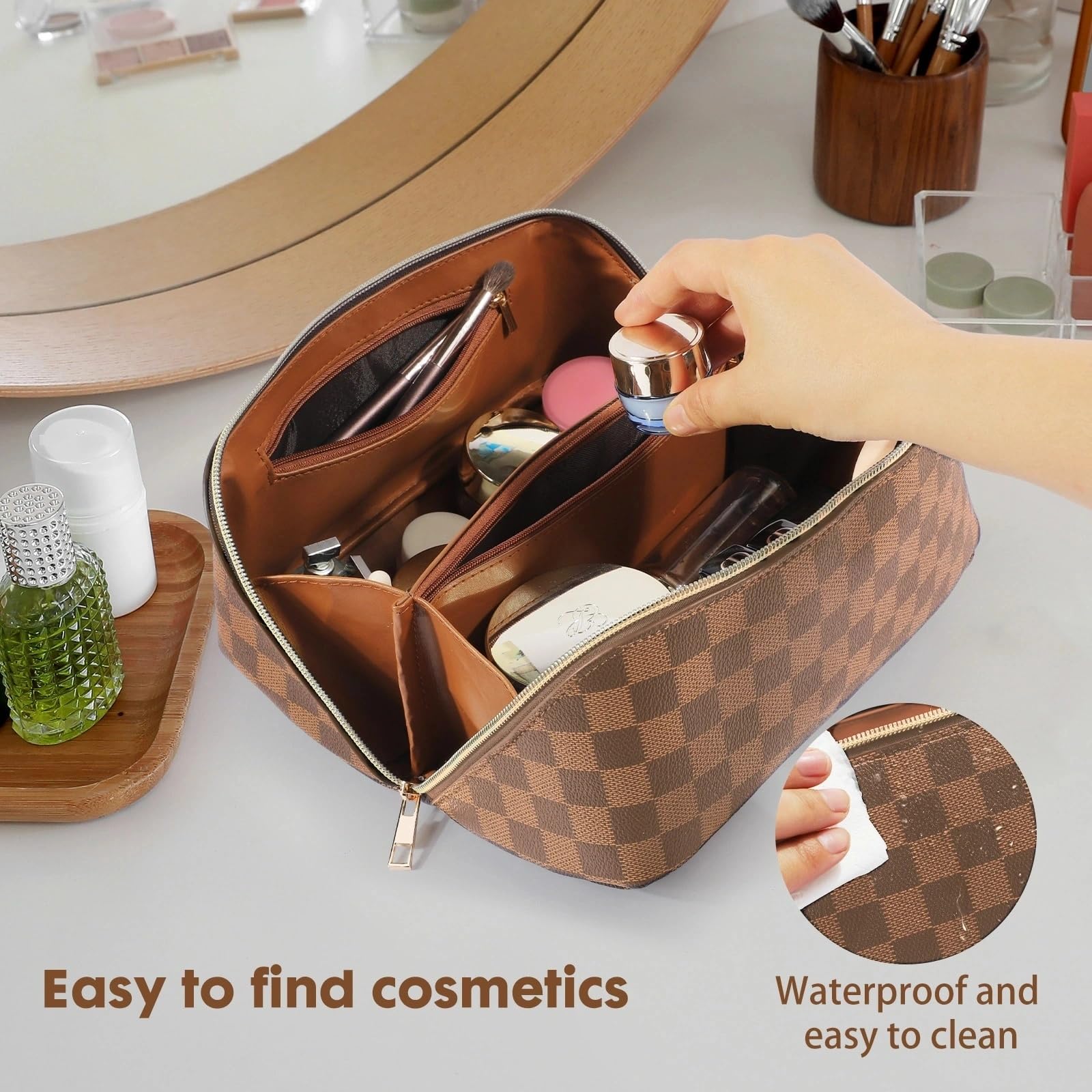 BAYANKALA 180-degree wide-open design enables quick access to items.