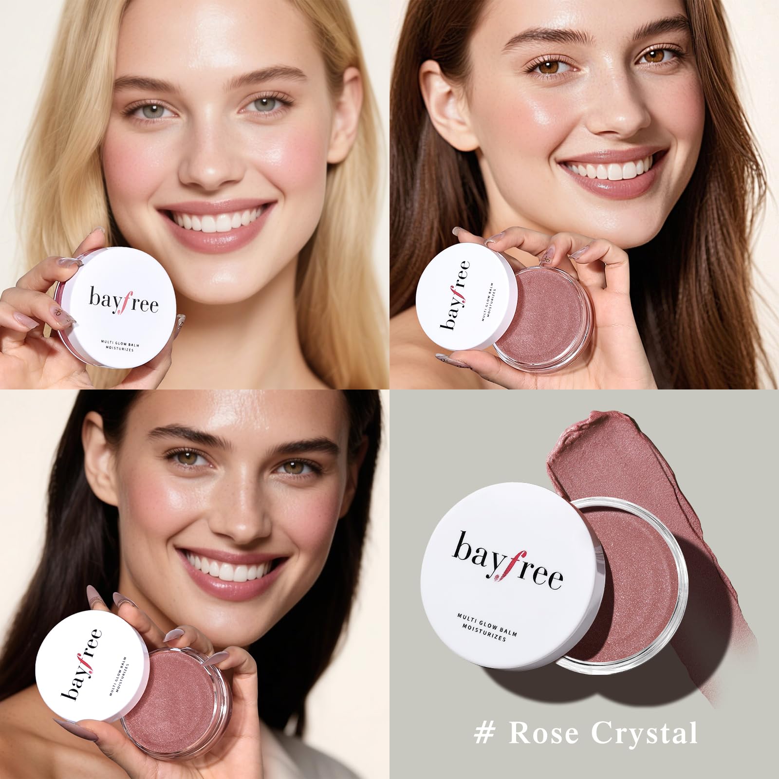 bayfree bálsamo para labios con hidratación suave y color ligero