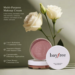 bayfree bálsamo para ojos con tono sutil y luminoso