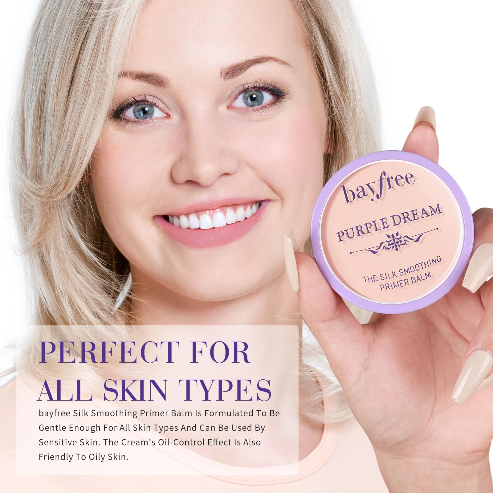 El bayfree Silk Smoothing Primer Balm listo para retoques con acabado suave