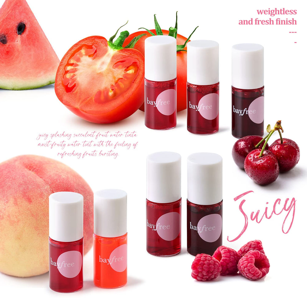 Bayfree transfer-proof lip stain stays put during meals.