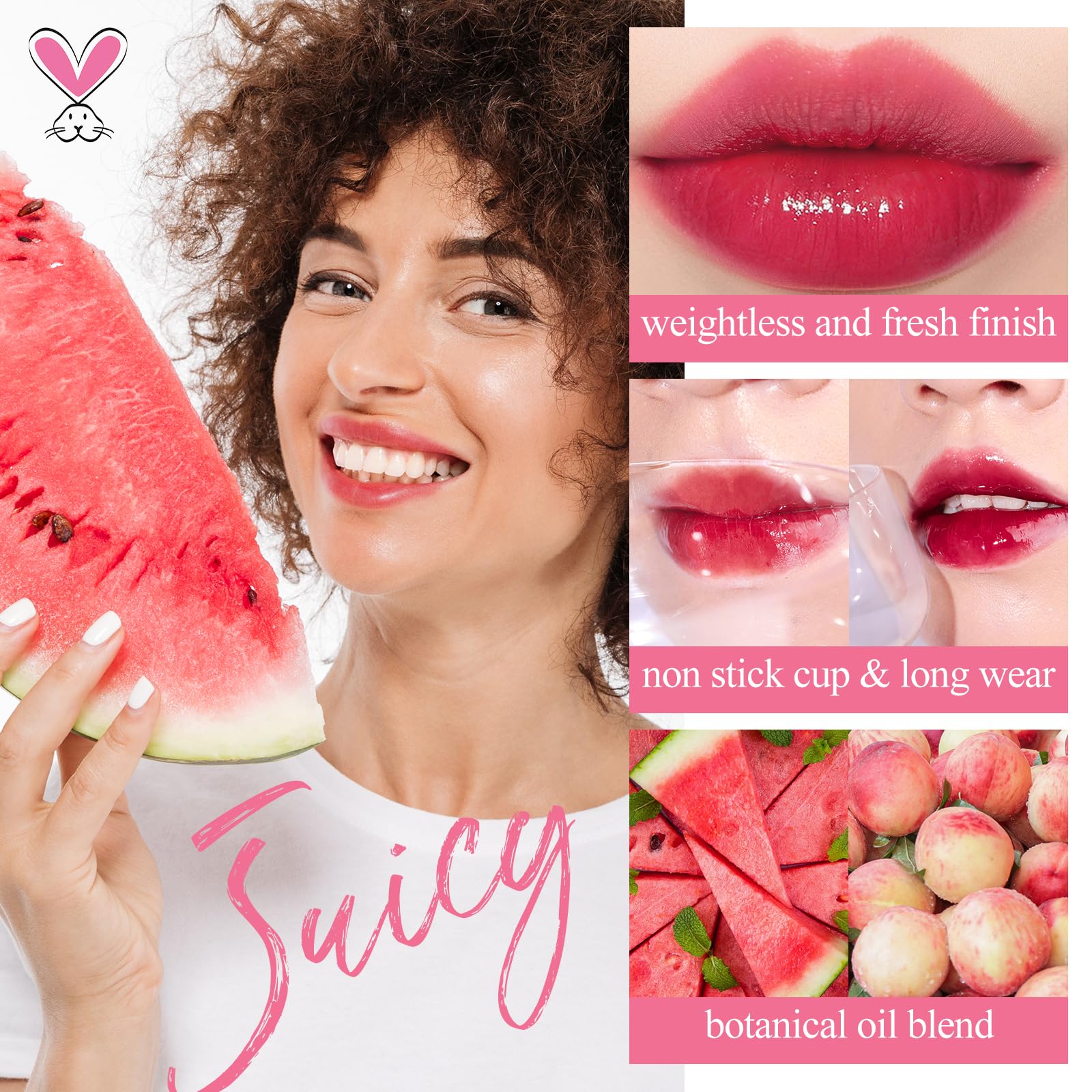 Bayfree waterproof lip tint for all-day smudge-proof color.