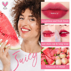 Bayfree waterproof lip tint for all-day smudge-proof color.