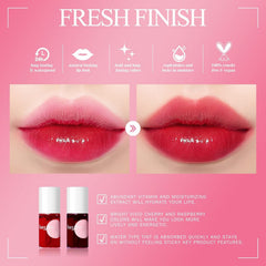bayfree waterproof long lasting tint demonstrates durable wear and smudge-proof formula.