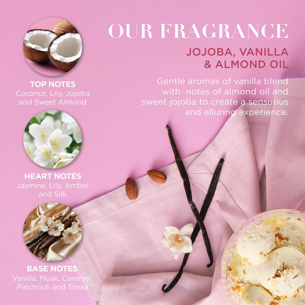Baylis and Harding bubble bath bottle releasing luxurious fragrance during soak