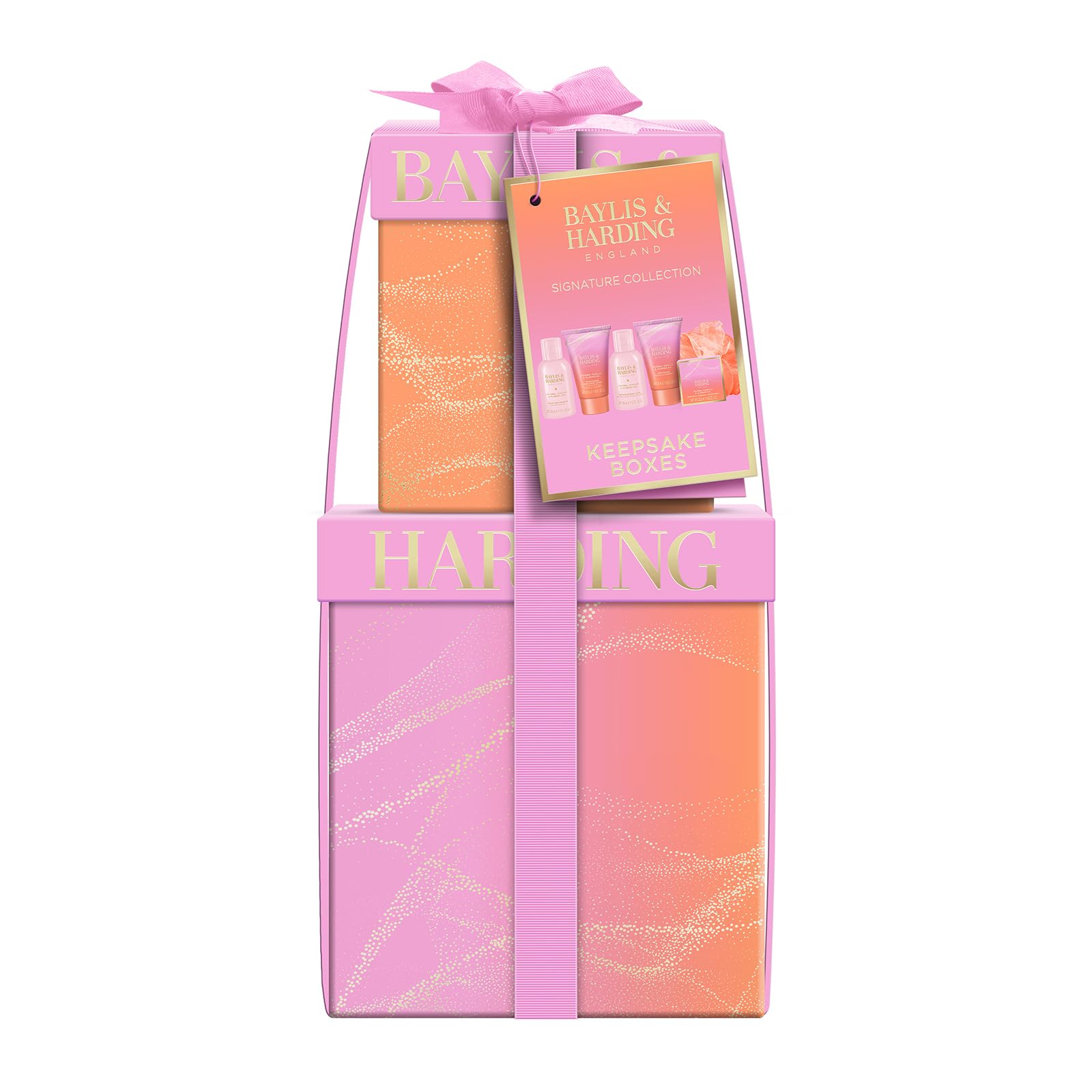 Baylis and Harding gift box presentation for festive gifting, reusable packaging