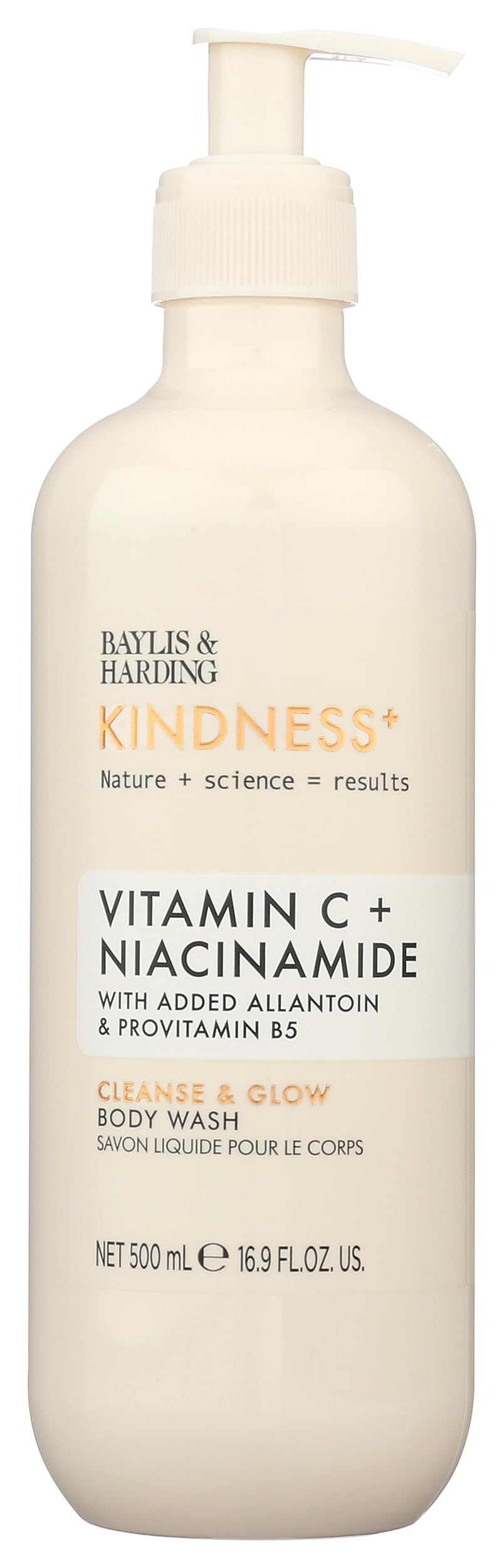 Baylis & Harding Vitamin C Cleanse Glow bottle offers a refreshing citrus cleanse daily