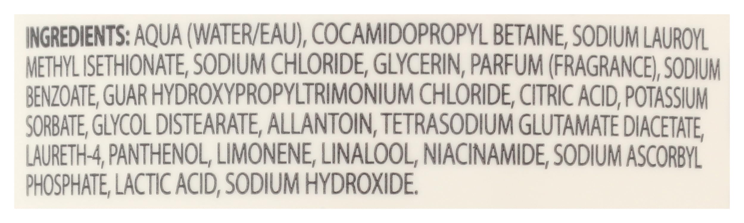 Baylis & Harding Vitamin C Cleanse Glow palm-lather demonstrates rich foam for easy cleansing