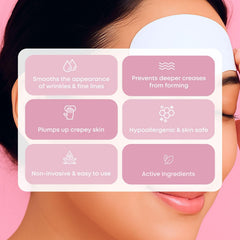 Bayside Aloe and Collagen Patch close-up indicating soothing feel and elasticity support.