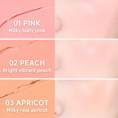 BBIA Downy Cheek Blush aplicación con dedo para color gradual