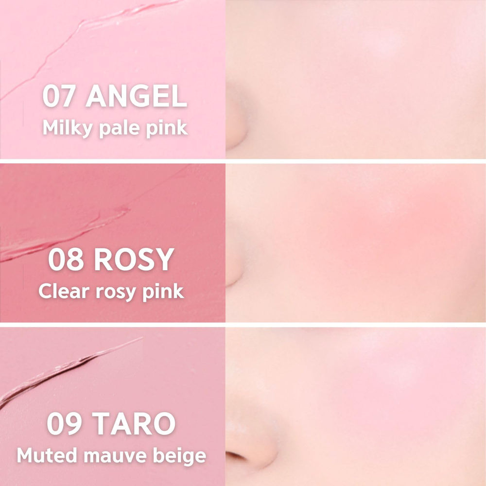 BBIA Downy Choco blush applied with brush for precise color