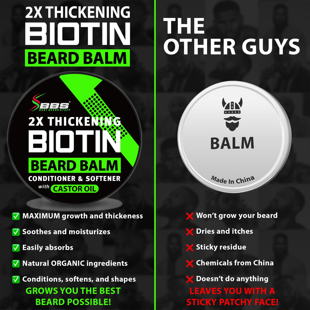 BBS Best Beard Stuff Packaging with cedar-vanilla-orange fragrance notes.