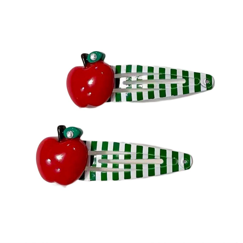 BBTDIN Dos pares de lazos fruta; combina con múltiples conjuntos.