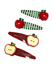 BBTDIN Lazo manzana rojo para pelo; añade color y estilo diario.