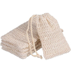 BBTO bolsa jabon algodf3n-lino exfoliante para generar espuma suave al usarla