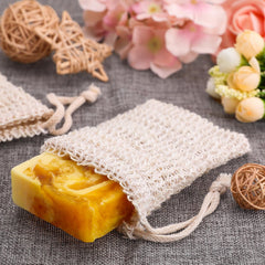 BBTO bolsa jabf3n sisal natural espumar para una limpieza eficiente