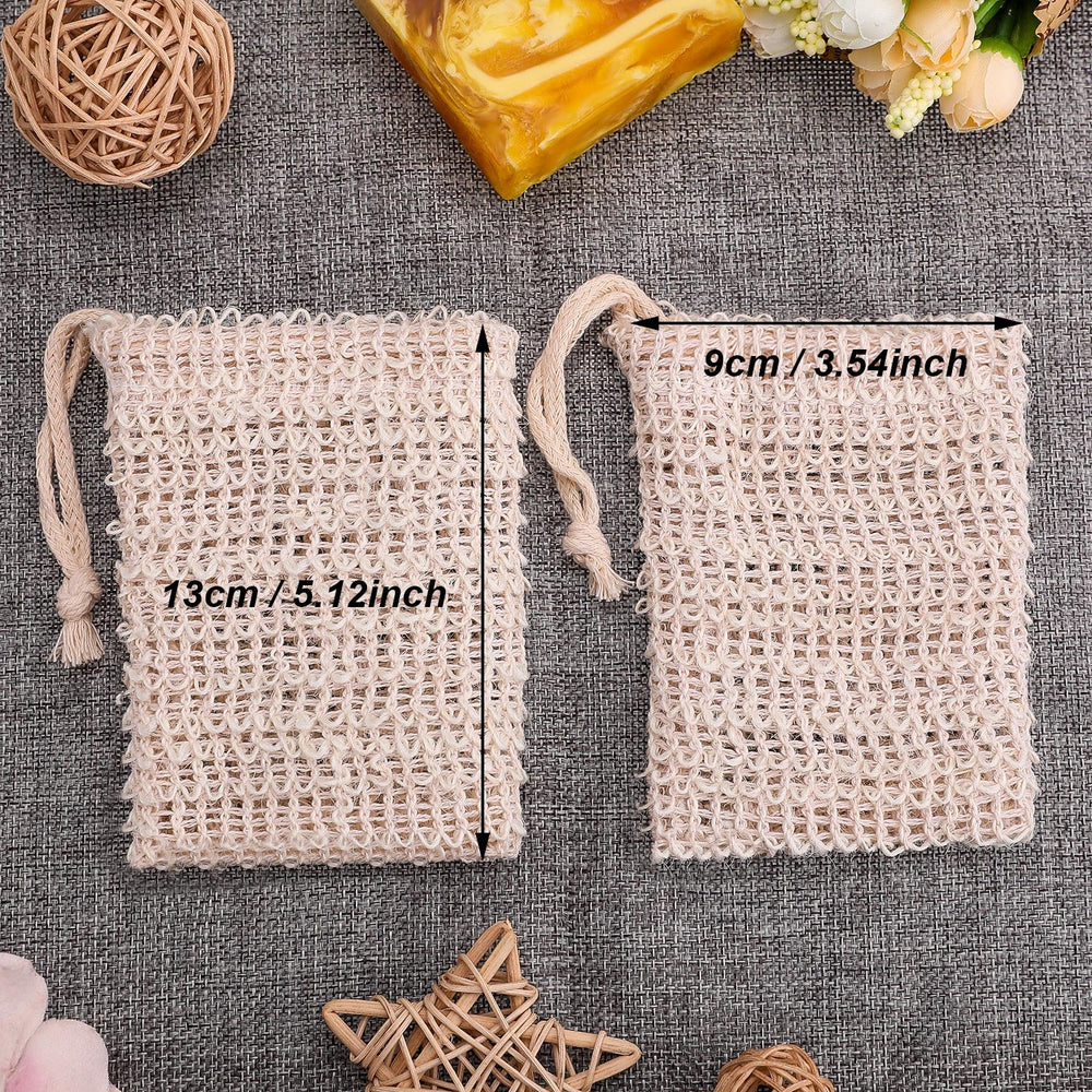 BBTO bolsa jabf3n tamaf1o 9x14 cm beige para la mayoreda de jabones