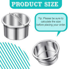 BBTO inner pot 14oz metal liner side view showing compact build