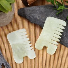 BBTO jade comb compact travel size fits in bag