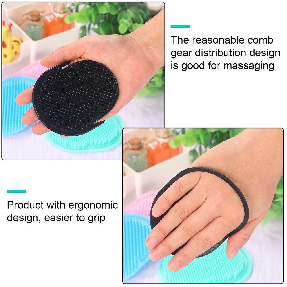 BBTO palm comb for pet grooming to refresh coats.