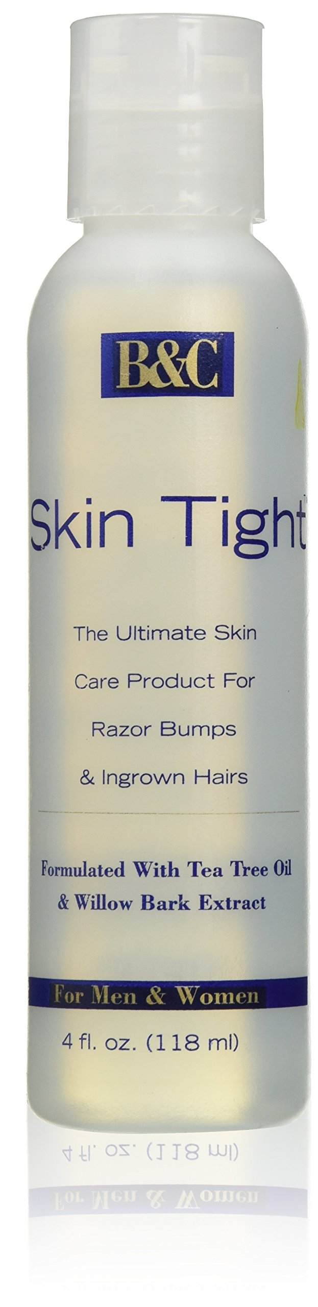 BC Skin Tight Ointment tube front view, soothing care for razor bumps.