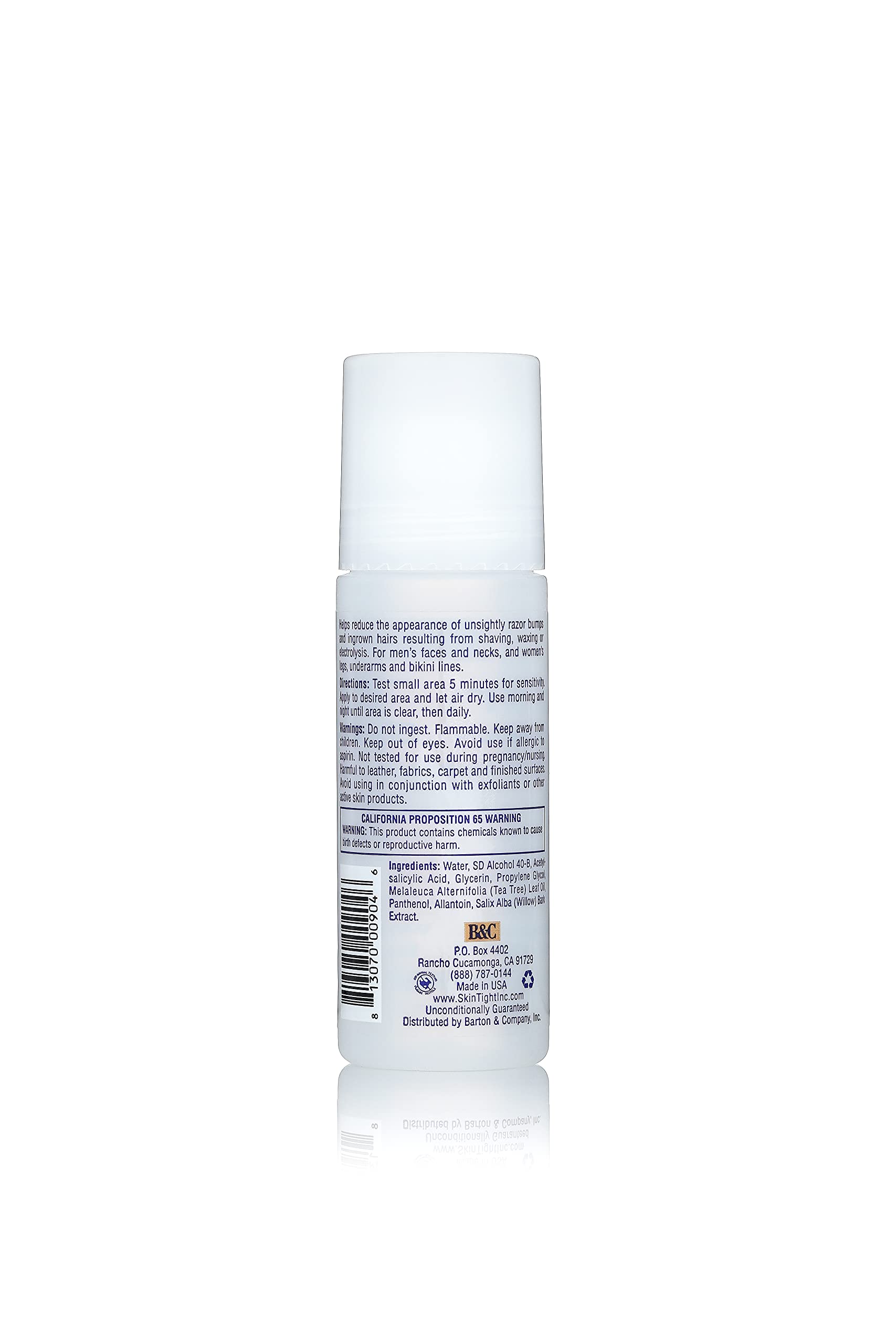 B&C Skin Tight Roll-On, cuidado diario para piel más cómoda entre afeitados.