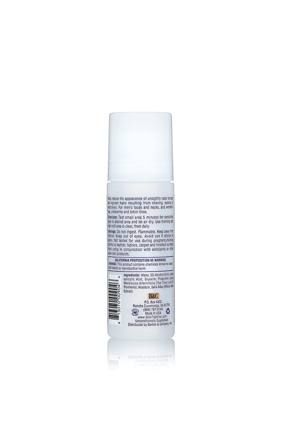 B&C Skin Tight Roll-On, cuidado diario para piel más cómoda entre afeitados.