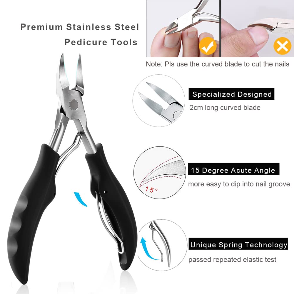 Bcabo ingrown toenail nail lifter elevates edges for gentle care.