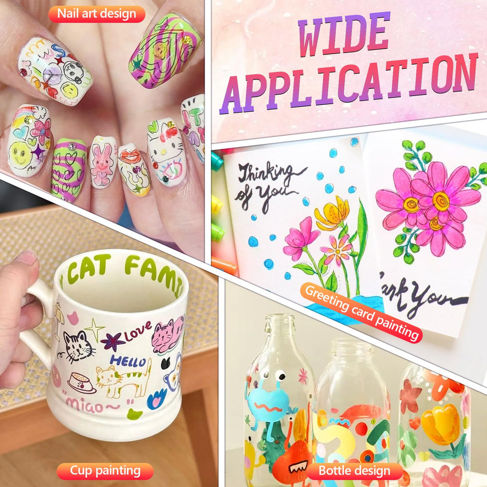 BCBU 3D-effect nail art pens add depth to designs on any nail type