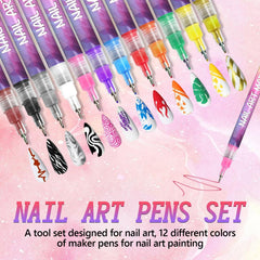 BCBU precision 0.5mm nail art tip enables fine detailed lines