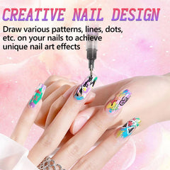 BCBU quick-dry nail art pens with smudge-resistant performance
