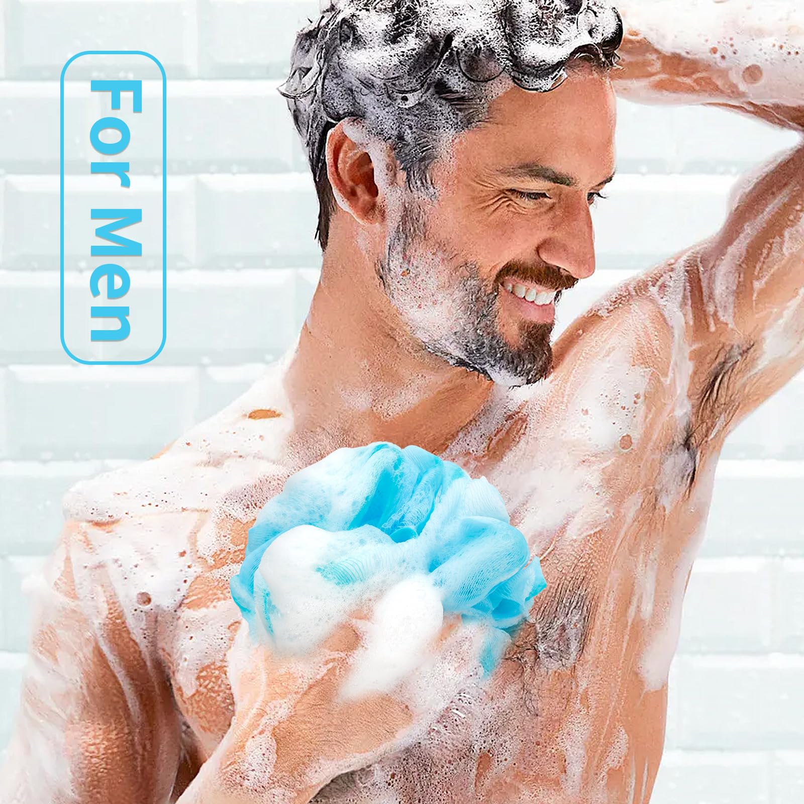 BCKENEY esponja lufa color bosque hada, añade estilo y limpieza en la ducha.